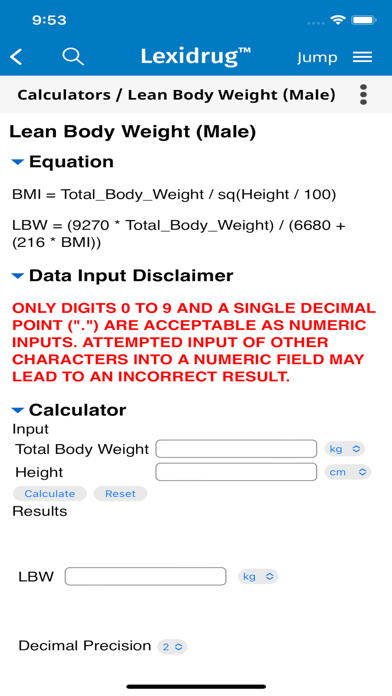 UpToDate Lexidrug Screenshot