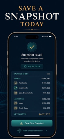 Net Worth: Assets & Debts Screenshot 4 of 9