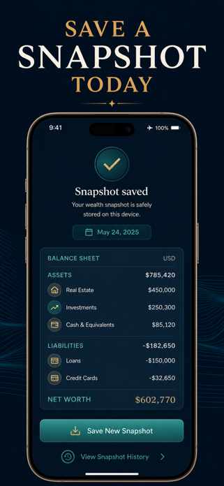 Net Worth: Assets & Debts Screenshot 4 of 9
