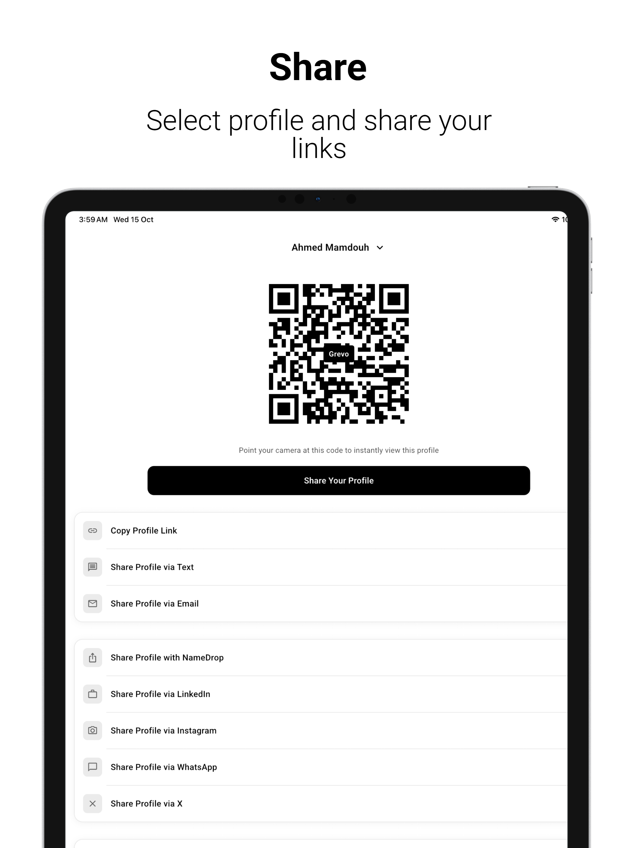 Grevo Tap Business Card
