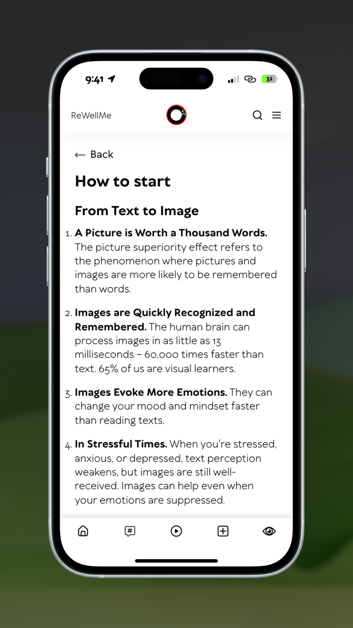 ReWellMe mindset reset app