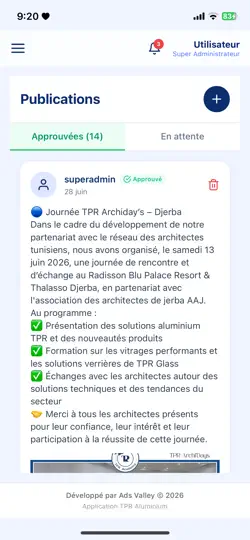 Captura de pantalla de RESEAU TPR en iPhone 1
