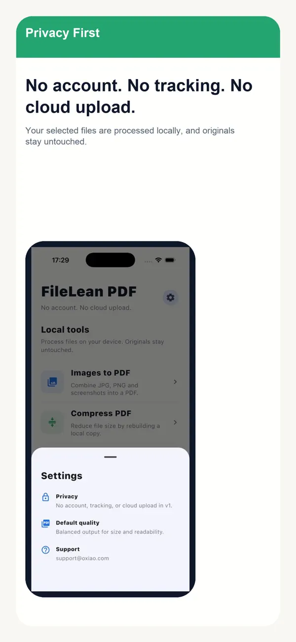 Screenshot #3 pour FileLean PDF