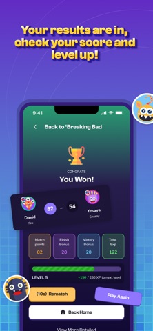 QuizWiz - Trivia App iPhone screenshot