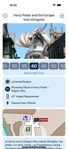 Wait Times: Universal Orlando screenshot #1 for iPhone