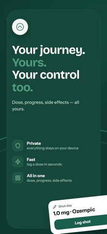 Glooba: GLP-1 Tracker Screenshot 1 of 8