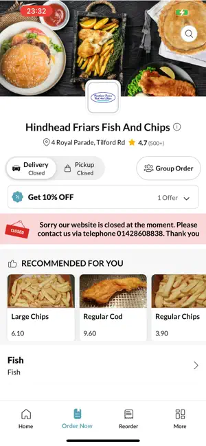 Hindhead Friars Fish And Chips screenshot 2