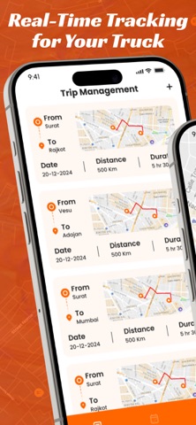 TruckMap : Truck GPS Routes iPhone screenshot