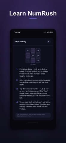 NumRush - PuzzleMonster screenshot 4