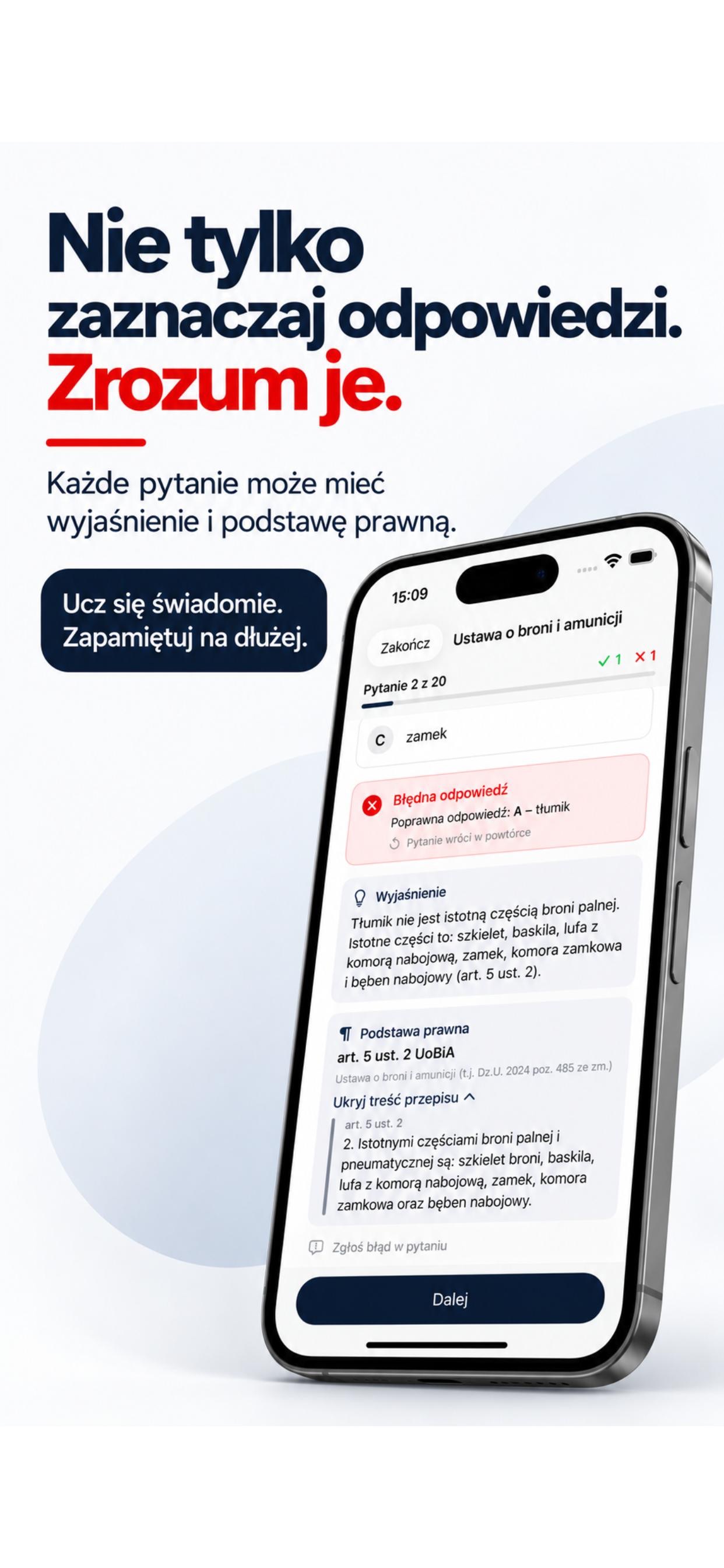 Screenshot 4 of Patent Strzelecki – Testy WPA