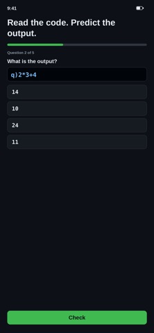 qMentor iPhone screenshot