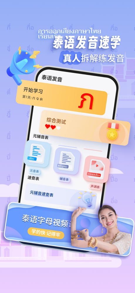 泰语学习-零基础学泰语入门翻译 screenshot 2