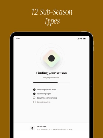 Color Analysis: HueCheck AI iPad screenshot