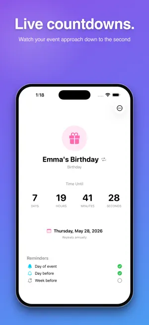 Not Another Countdown screenshot 2
