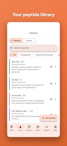 myPeptides Screenshot 2 of 6