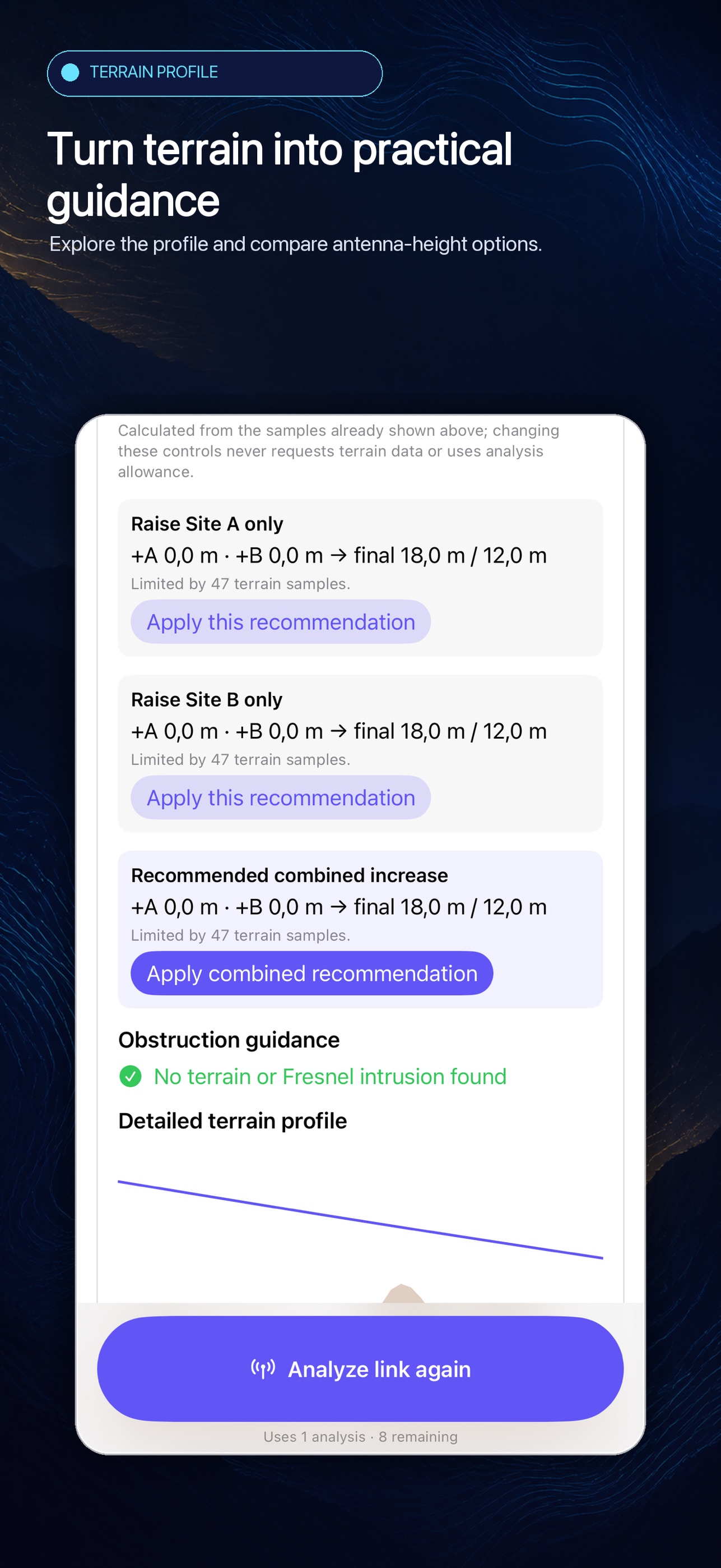 Screenshot 3 of TopoWave: RF Link Planner