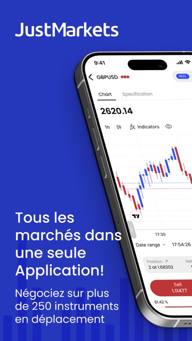 Screenshot #1 pour JustMarkets Trading