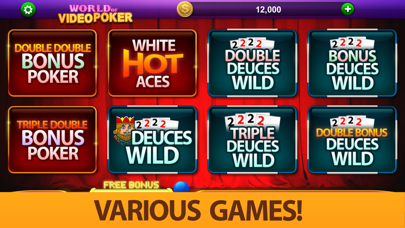 World of Video Poker Screenshot