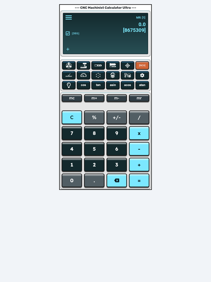 CNC Machinist Calculator Ultra
