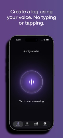 MigraPulse - Migraine Tracker iPhone screenshot
