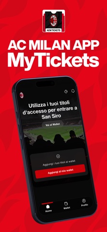 AC Milan MyTickets screenshot