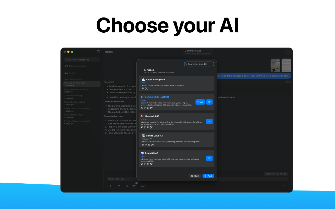 BonzAI - Local AI Agent