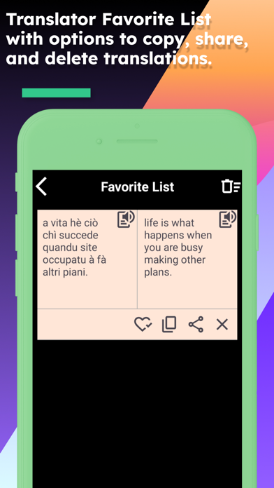 English Corsican Translator screenshot