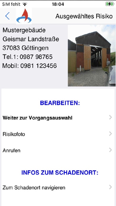 Schaden Gutachter App Screenshot