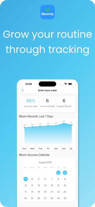 Bloomly: Habit Tracker Screenshot 4 of 5