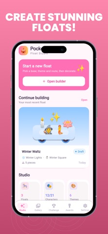Pocket Parade: Float Studio iPhone screenshot