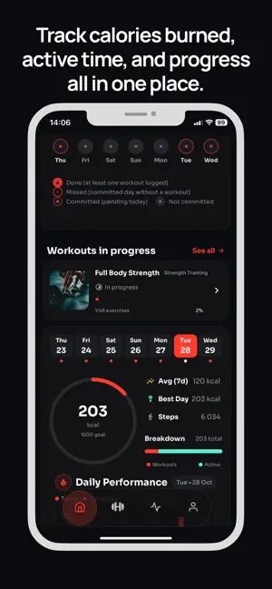 EasyFit: Home Workout Exercise screenshot 1