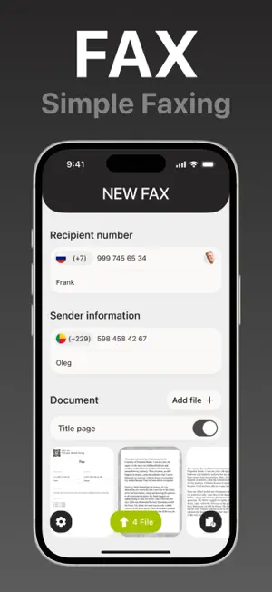 FAX app: Simple Faxing screenshot 1