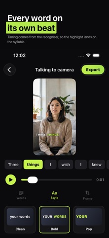 Vocap: Auto Captions Screenshot 2 of 6