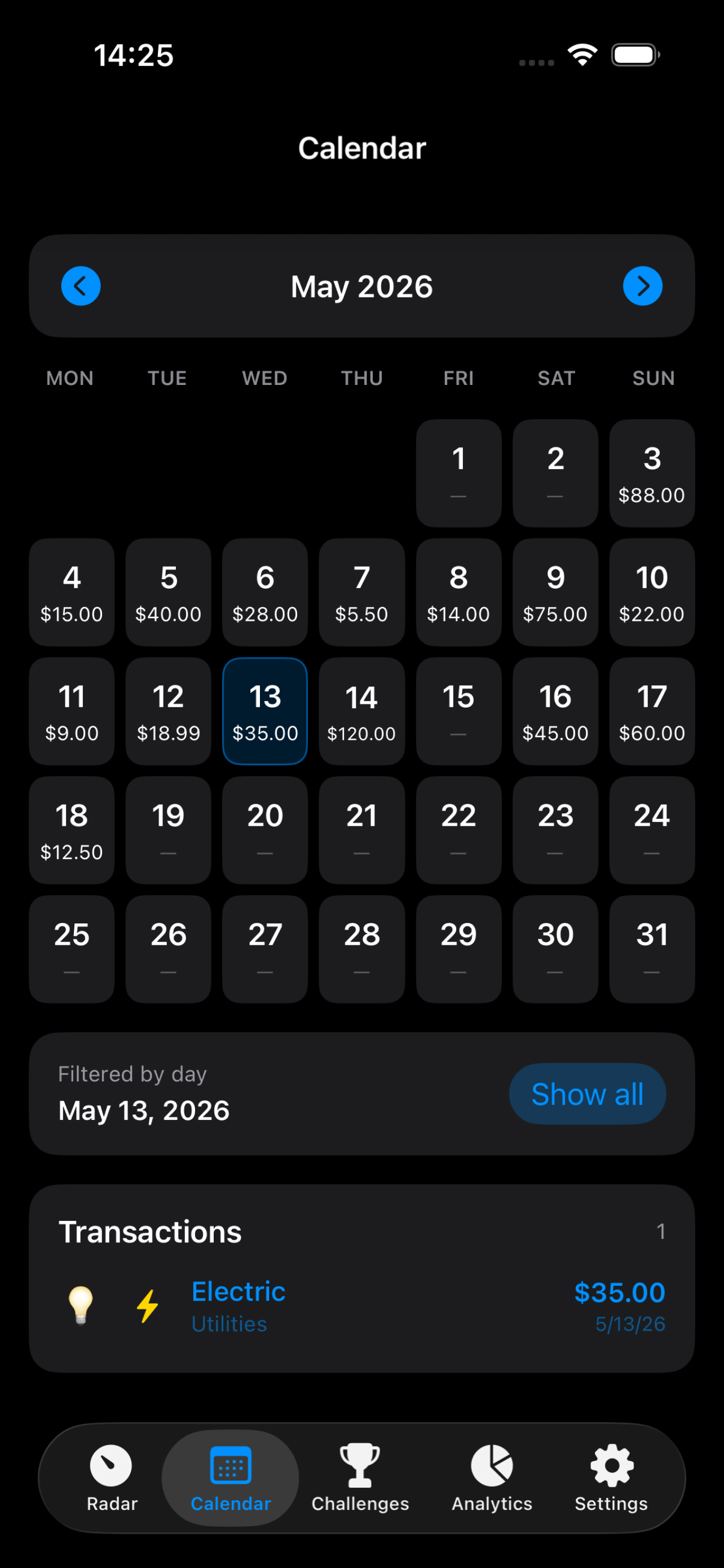 Smart Budget Limit screenshot 2
