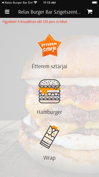 Relax Burger Bar Screenshot