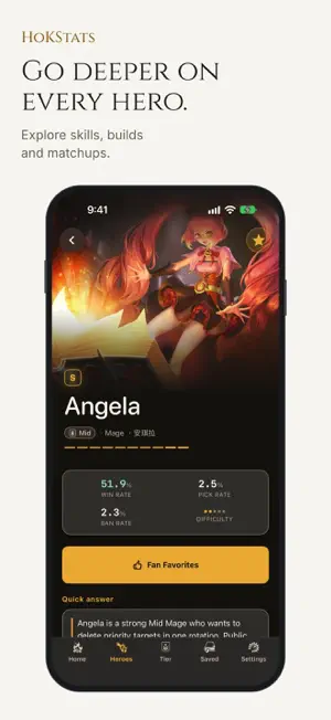 HoKStats: Tier List & Builds screenshot 2