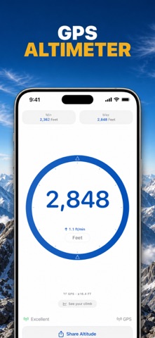 GPS Altimeter & Barometer screenshot