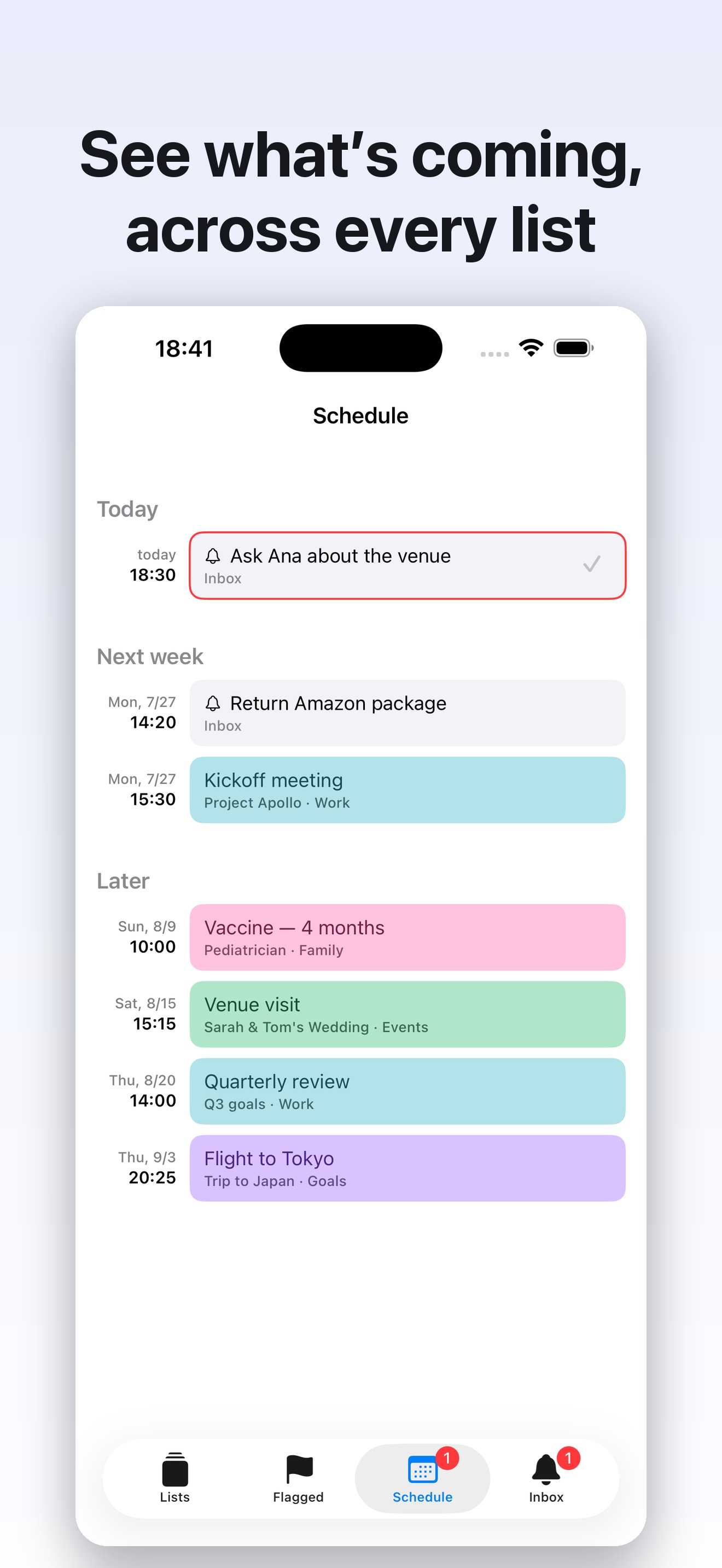 MinimaLIST: Lists & Planner screenshot 4