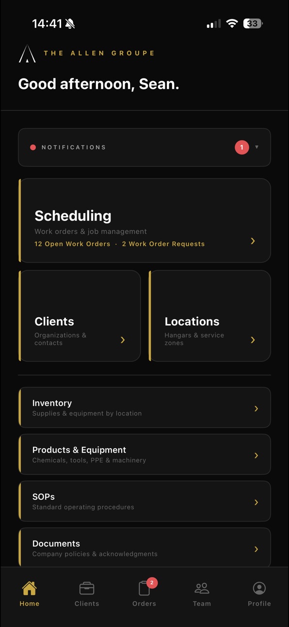 iPhone screenshot