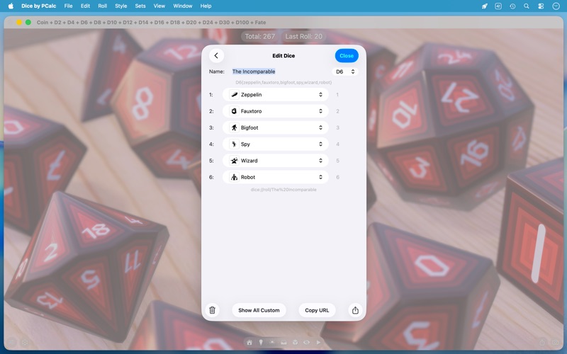 Dice by PCalc Screenshot 7 of 8