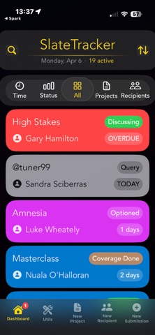 SlateTracker screenshot