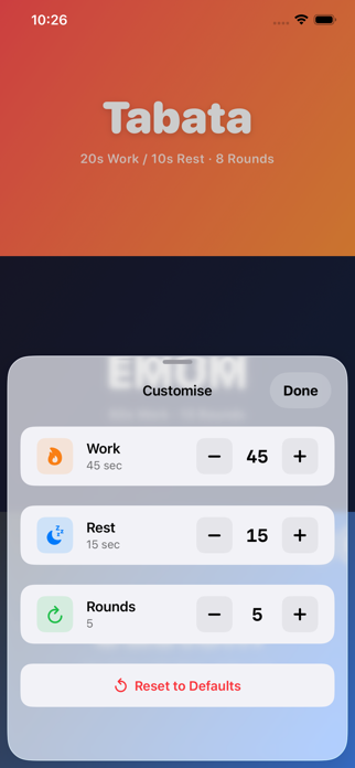 Timer for Workouts Screenshot 2 of 5