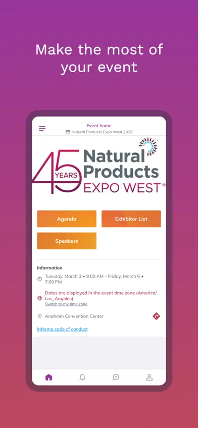 Expo West Event App screenshot 2
