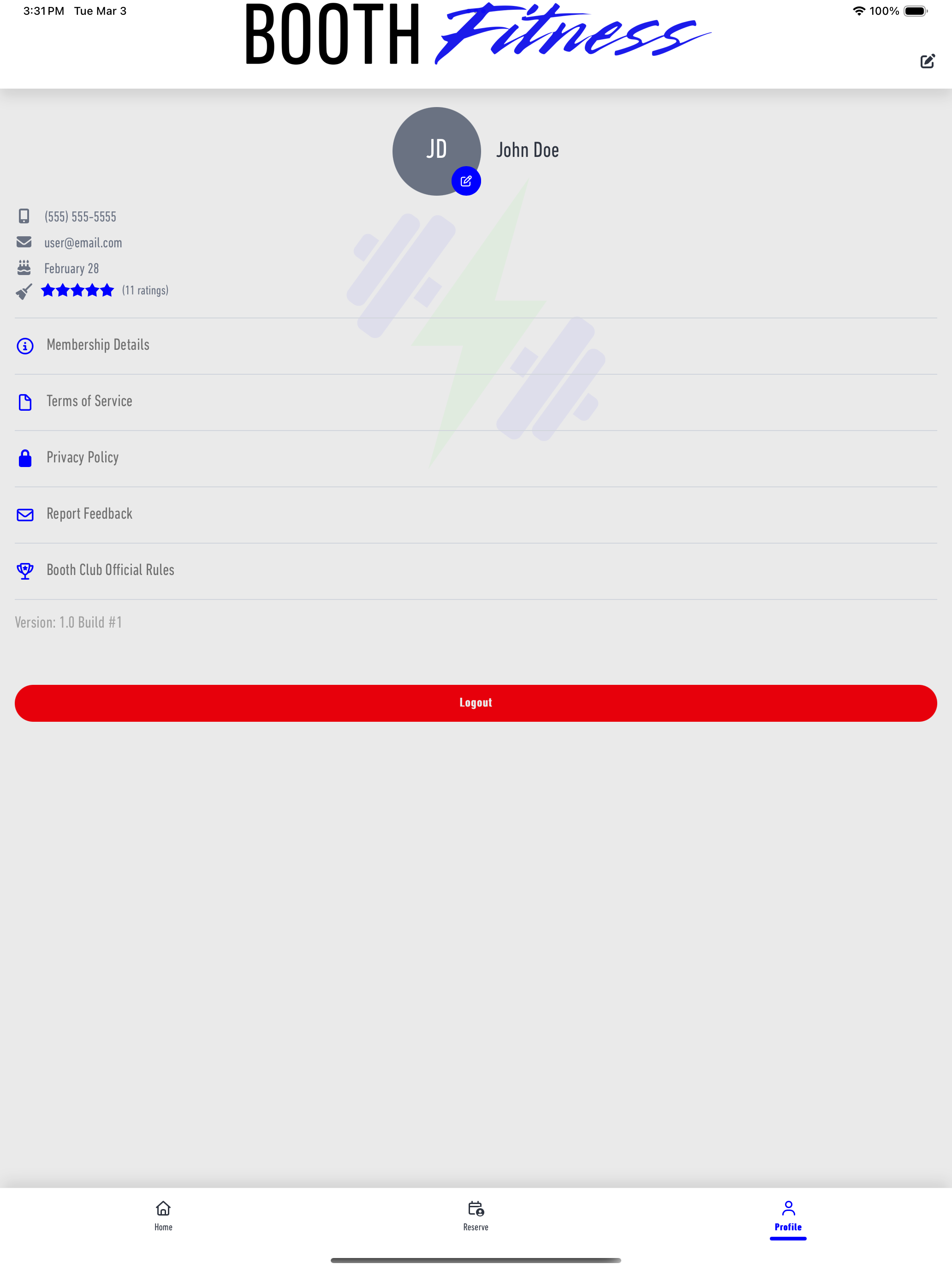 Booth Fitness screenshot 9
