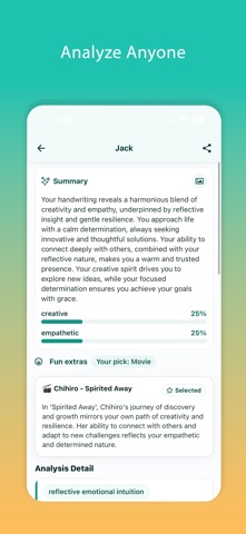 Scrypto: Handwriting Analysis app screenshot 3