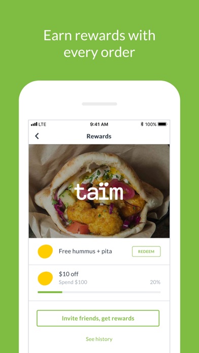 taim iPhone screenshot 4 - Food & Drink app