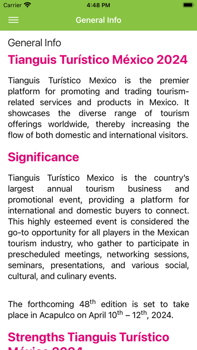 Tianguis Turístico México 2024 Screenshot