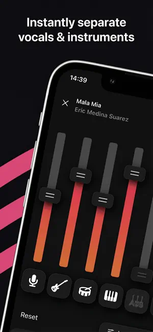 Stemz: remover vocal audio pro screenshot 1