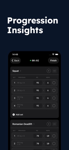 Ridge: Strength Training Log screenshot
