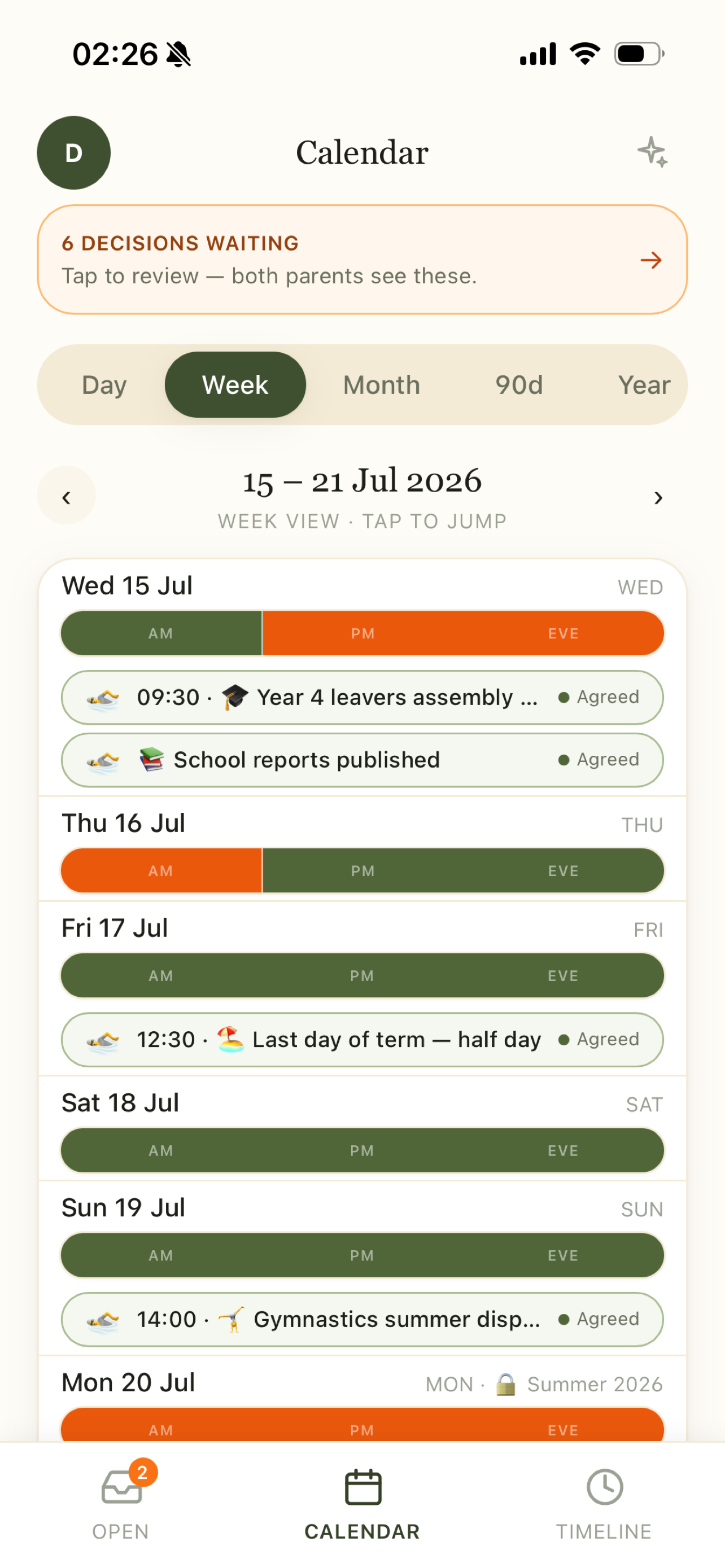CoParent: Family Calendar screenshot 4